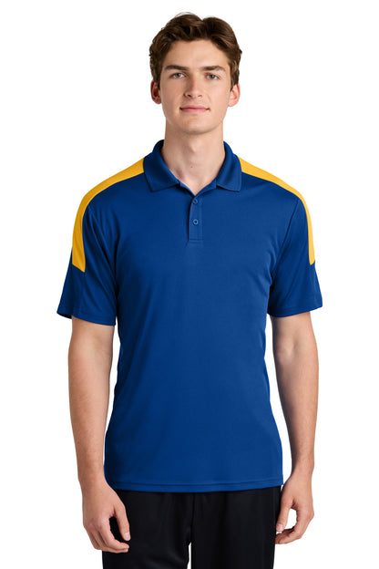 Sport-Tek Competitor United Polo ST104 True Royal/ Gold