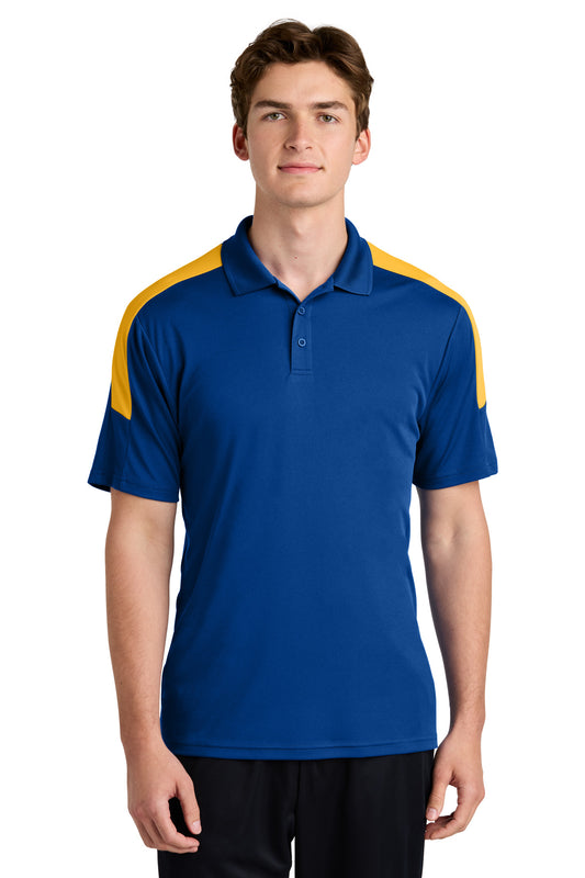 Sport-Tek Competitor United Polo ST104 True Royal/ Gold