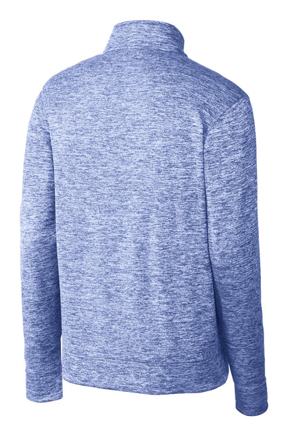 Sport-Tek PosiCharge Electric Heather Fleece 1/4-Zip Pullover. ST226 True Royal Electric