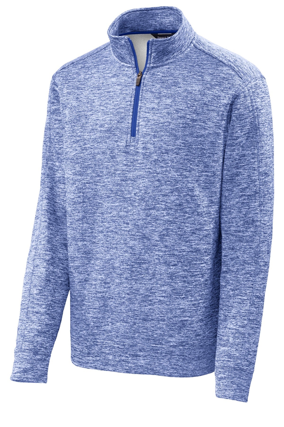 Sport-Tek PosiCharge Electric Heather Fleece 1/4-Zip Pullover. ST226 True Royal Electric