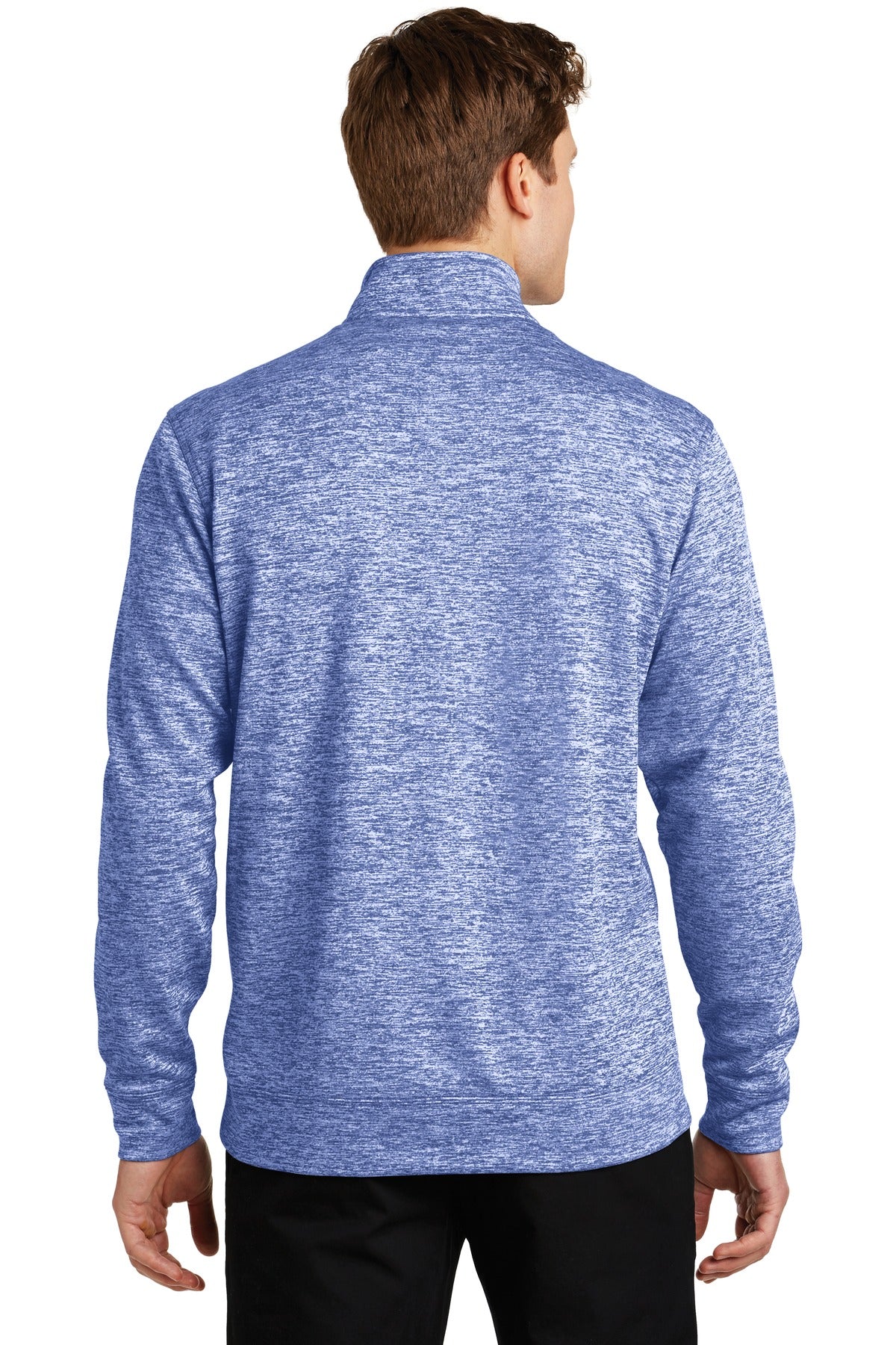 Sport-Tek PosiCharge Electric Heather Fleece 1/4-Zip Pullover. ST226 True Royal Electric