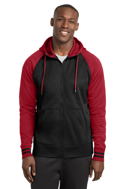 Sport-Tek Sport-Wick Varsity Fleece Full-Zip Hooded Jacket ST236