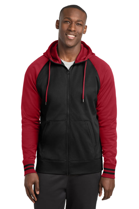 Sport-Tek Sport-Wick Varsity Fleece Full-Zip Hooded Jacket ST236