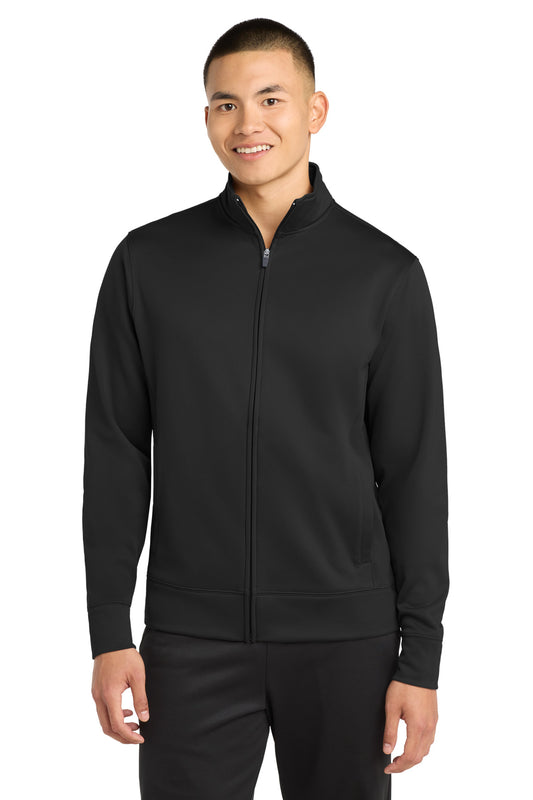 Sport-Tek Sport-Wick Fleece Full-Zip Jacket ST241 Black