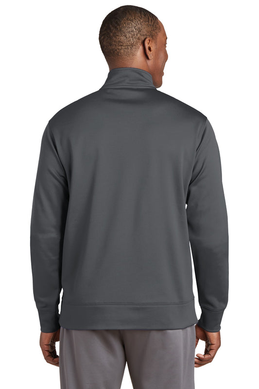 Sport-Tek Sport-Wick Fleece Full-Zip Jacket.  ST241 Dark Smoke Grey