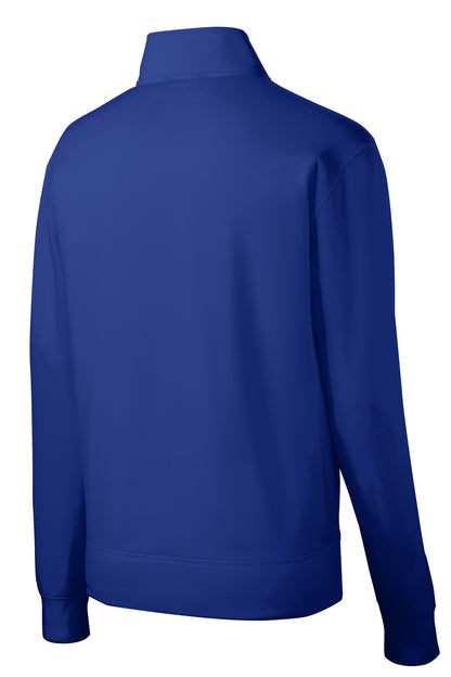 Sport-Tek Sport-Wick Fleece Full-Zip Jacket.  ST241 True Royal