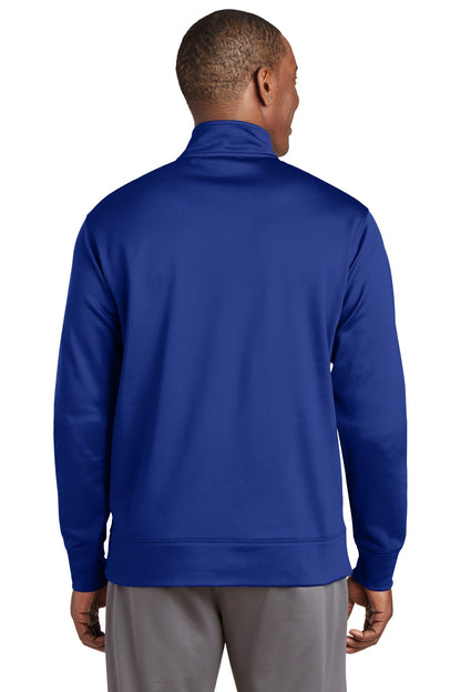 Sport-Tek Sport-Wick Fleece Full-Zip Jacket.  ST241 True Royal