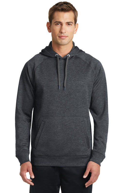 Sport-Tek Tech Fleece Hooded Sweatshirt. ST250 Graphite Heather