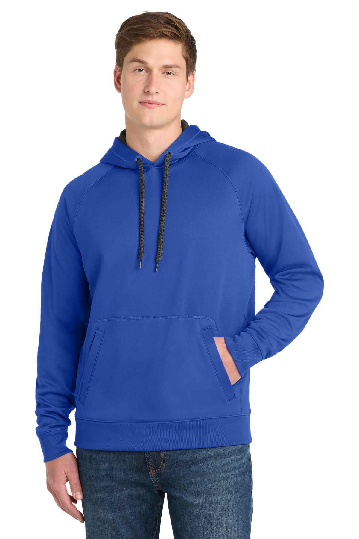 Sport-Tek Tech Fleece Hooded Sweatshirt ST250 True Royal