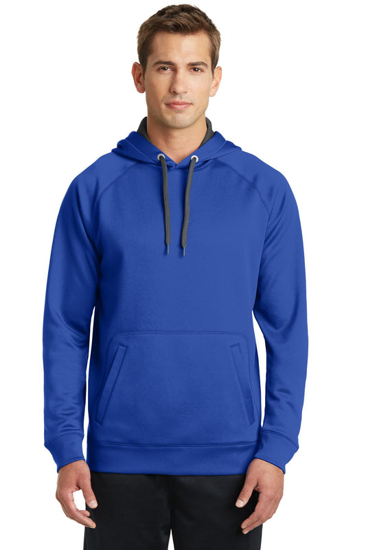 Sport-Tek Tech Fleece Hooded Sweatshirt. ST250 True Royal