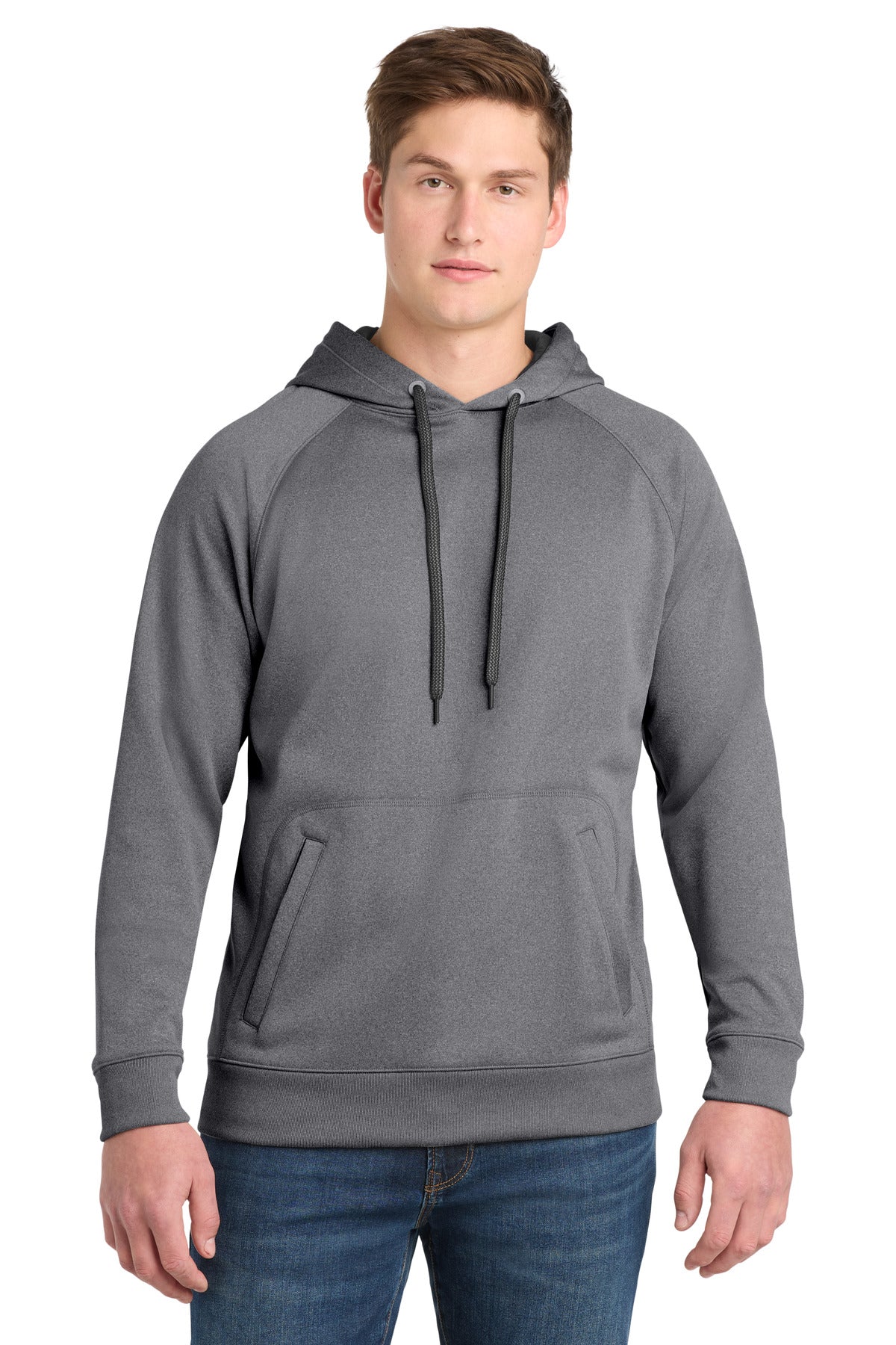 Sport-Tek Tech Fleece Hooded Sweatshirt ST250 Vintage Heather