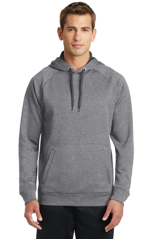 Sport-Tek Tech Fleece Hooded Sweatshirt. ST250 Vintage Heather