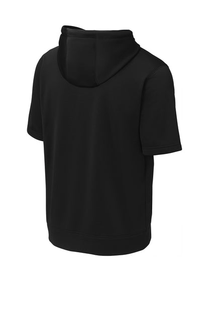 Sport-Tek  Sport-Wick  Fleece Short Sleeve Hooded Pullover. ST251 Black
