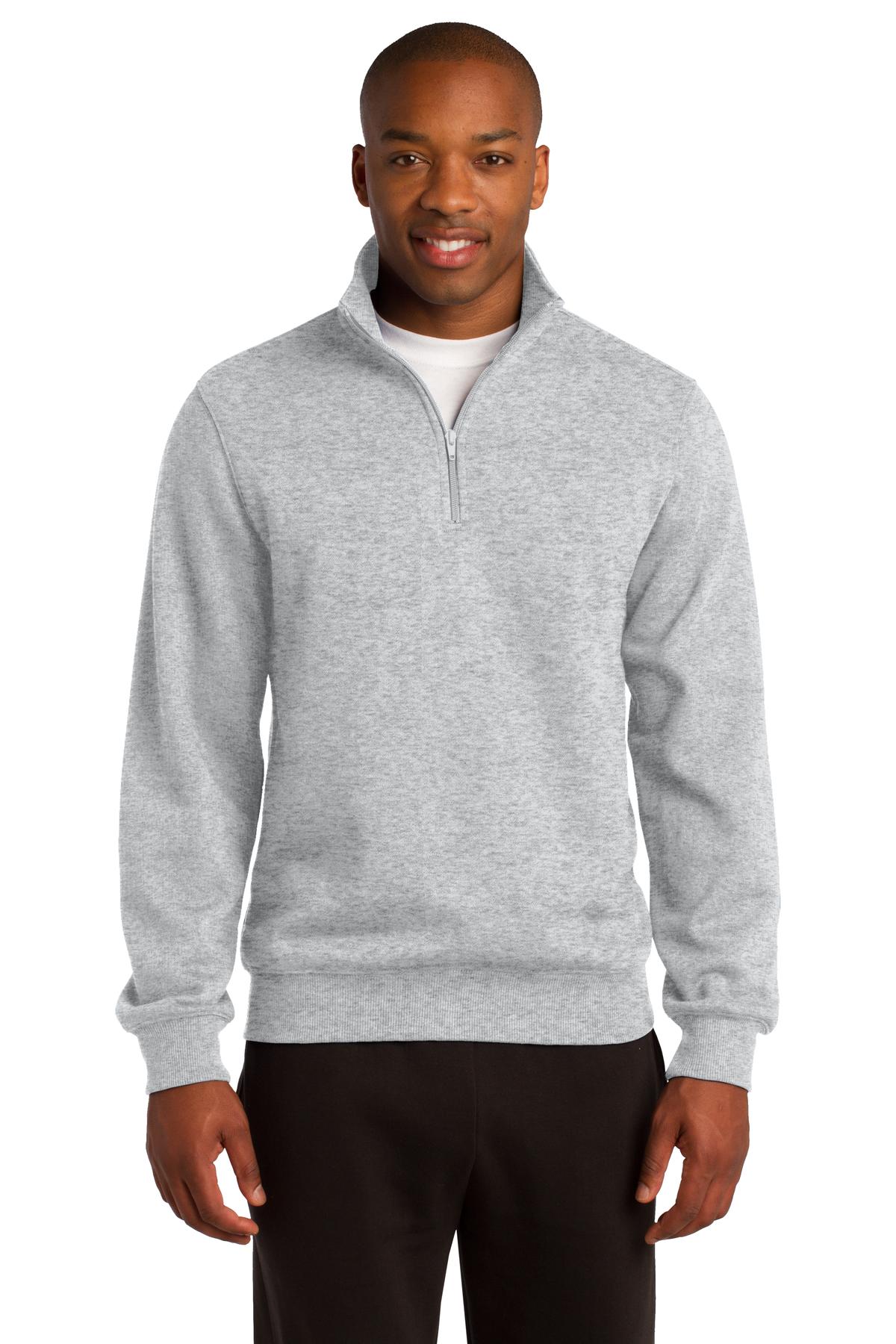 Sport-Tek 1/4-Zip Sweatshirt. ST253 Athletic Heather