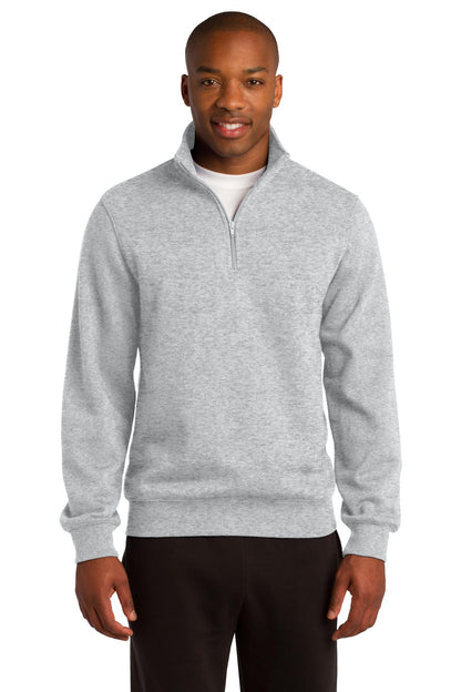 Sport-Tek 1/4-Zip Sweatshirt. ST253 Athletic Heather