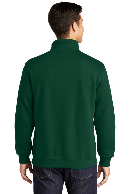 Sport-Tek 1/4-Zip Sweatshirt. ST253 Forest Green