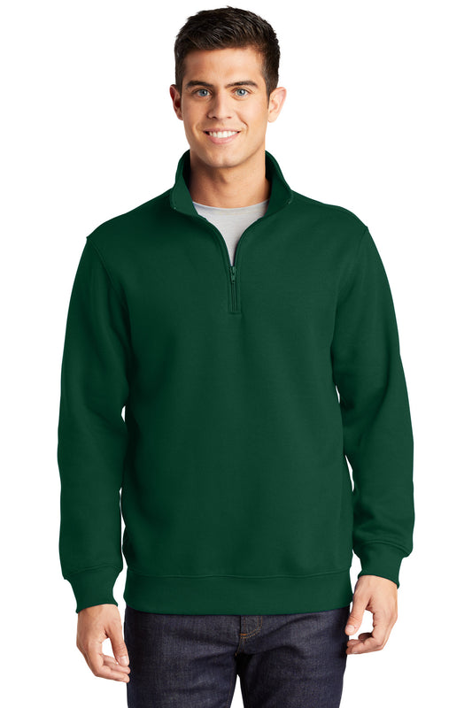 Sport-Tek 1/4-Zip Sweatshirt. ST253 Forest Green
