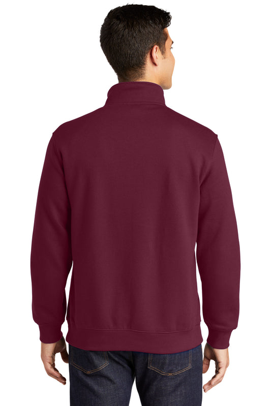 Sport-Tek 1/4-Zip Sweatshirt. ST253 Maroon