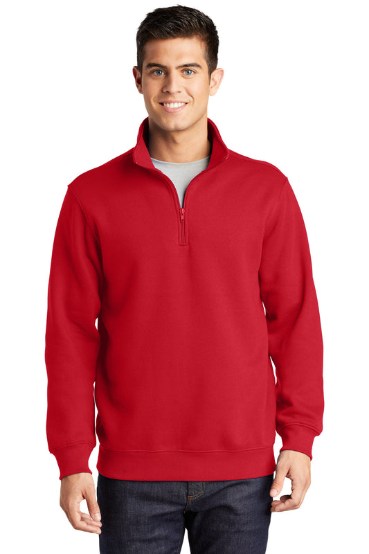 Sport-Tek 1/4-Zip Sweatshirt. ST253 True Red