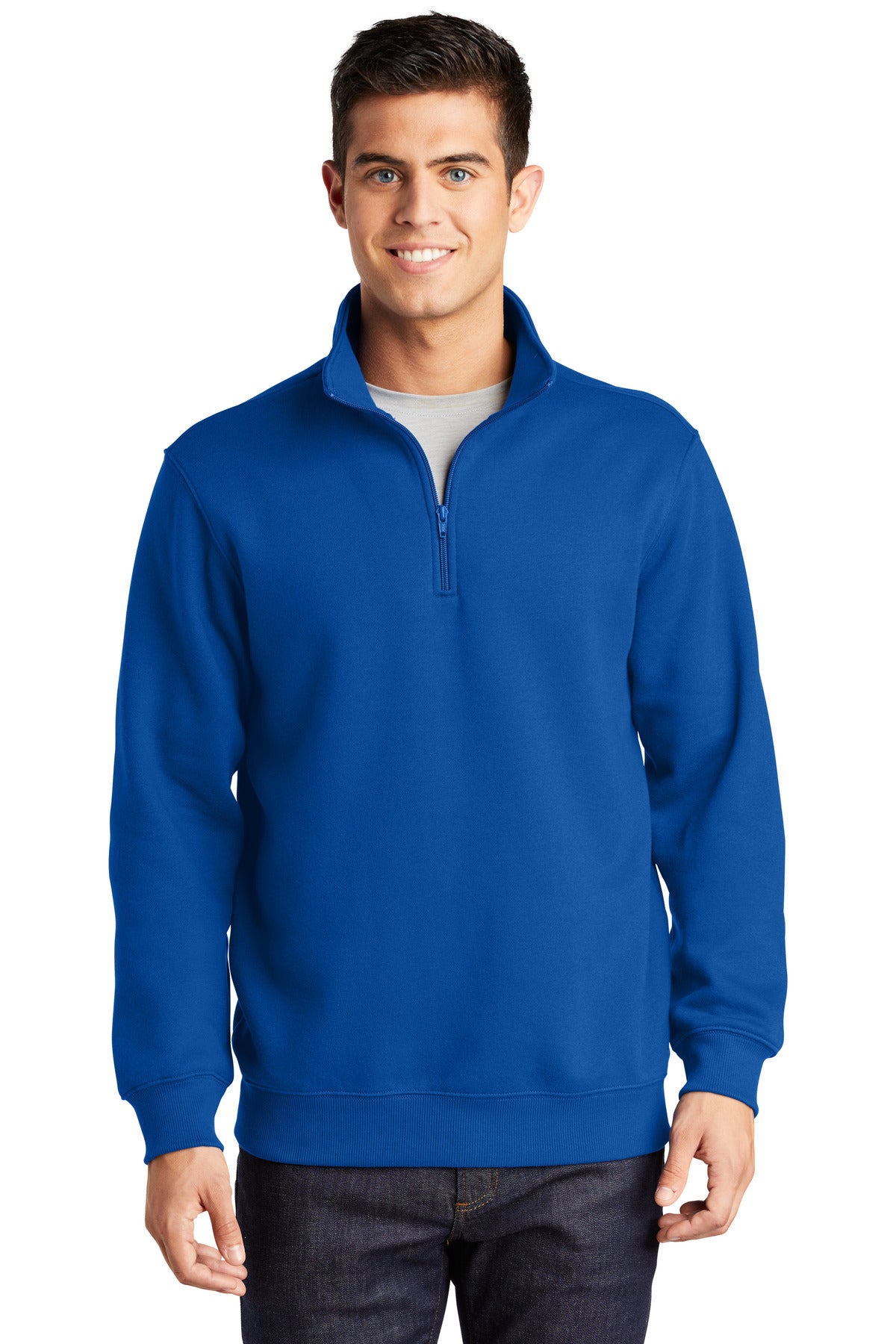 Sport-Tek 1/4-Zip Sweatshirt. ST253 True Royal
