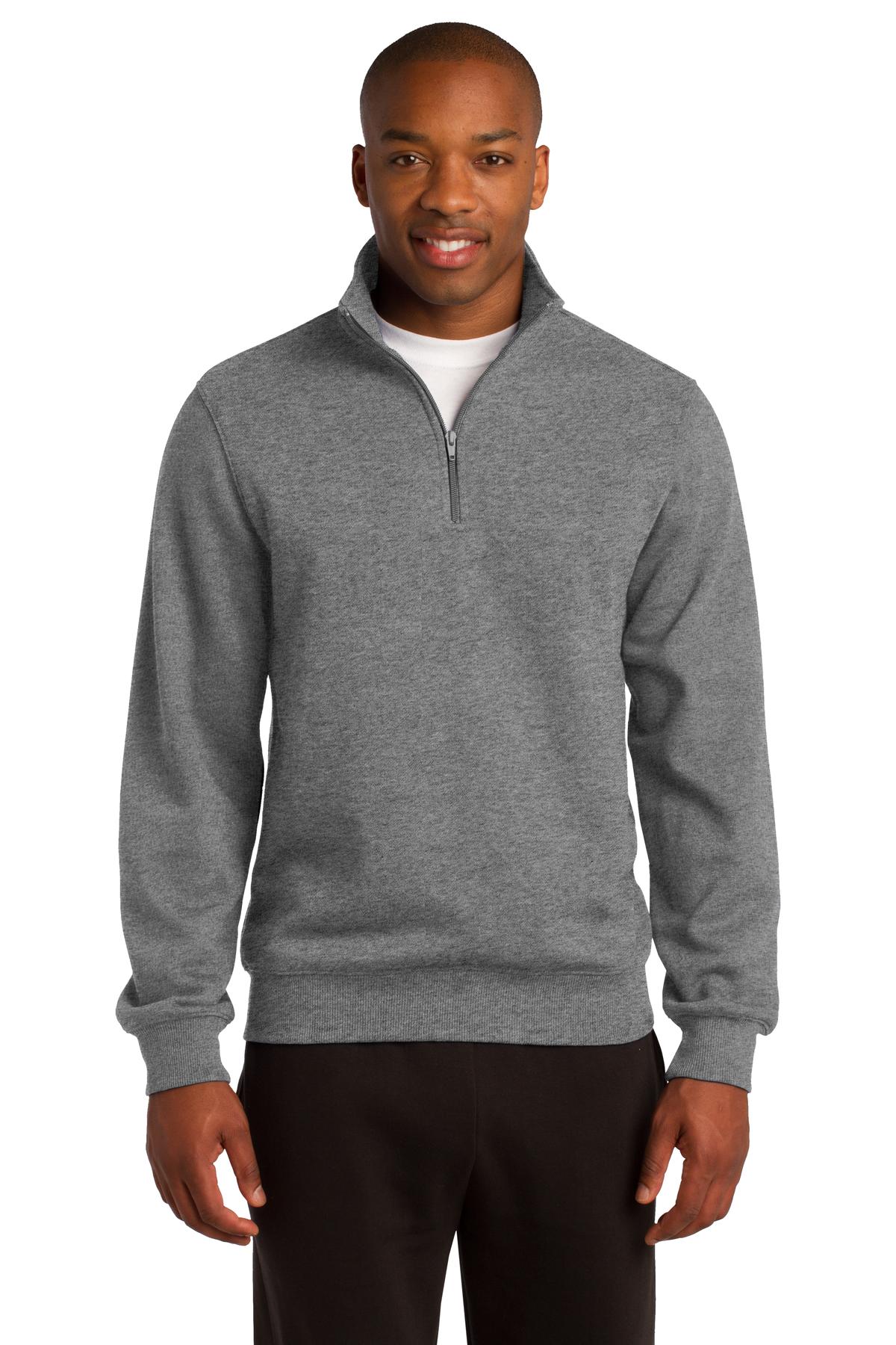 Sport-Tek 1/4-Zip Sweatshirt. ST253 Vintage Heather