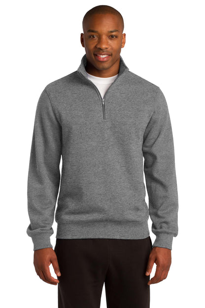Sport-Tek 1/4-Zip Sweatshirt. ST253 Vintage Heather