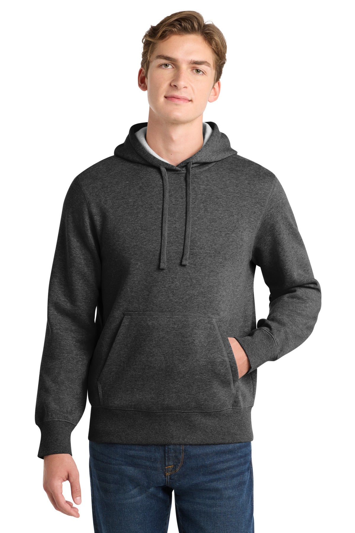 Sport-Tek Pullover Hooded Sweatshirt ST254 Graphite Heather
