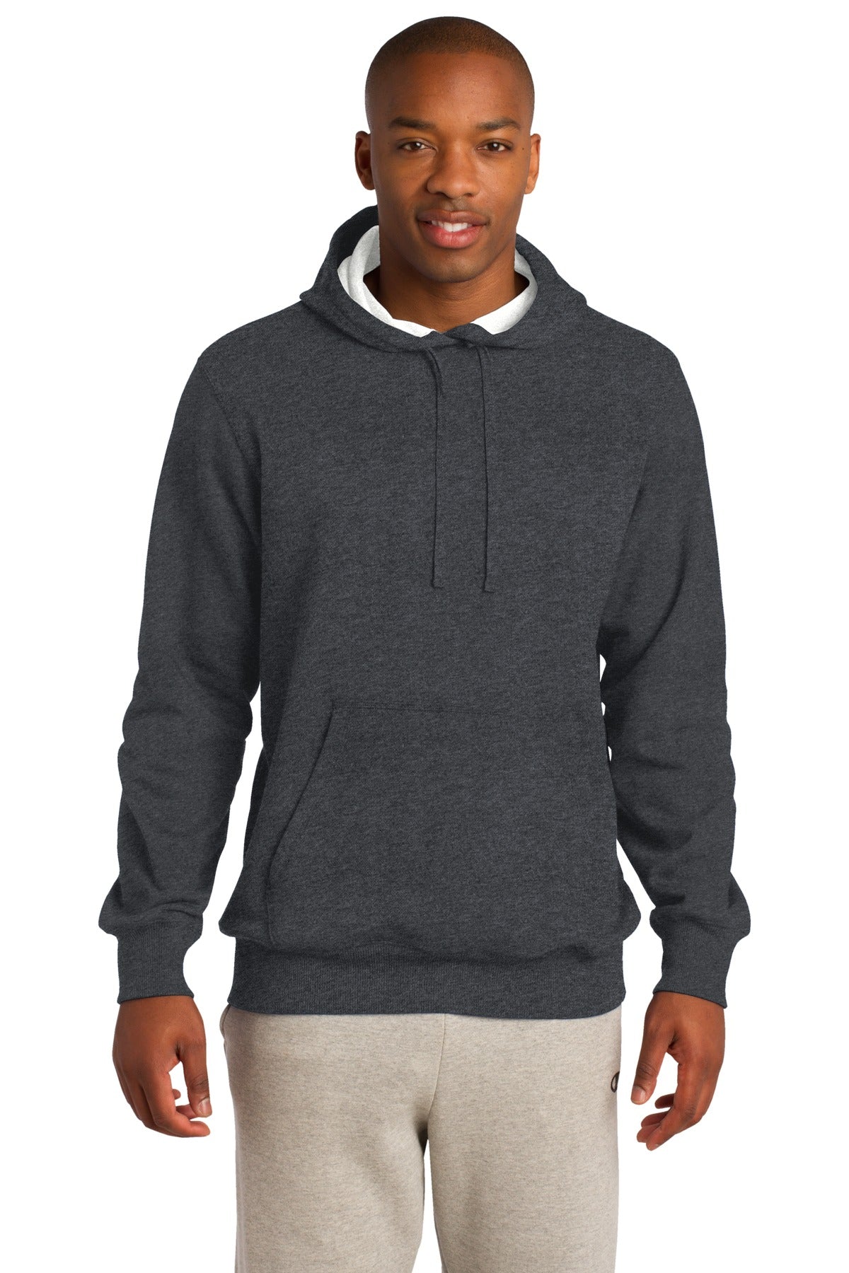 Sport-Tek Tall Pullover Hooded Sweatshirt. TST254 Graphite Heather Tall