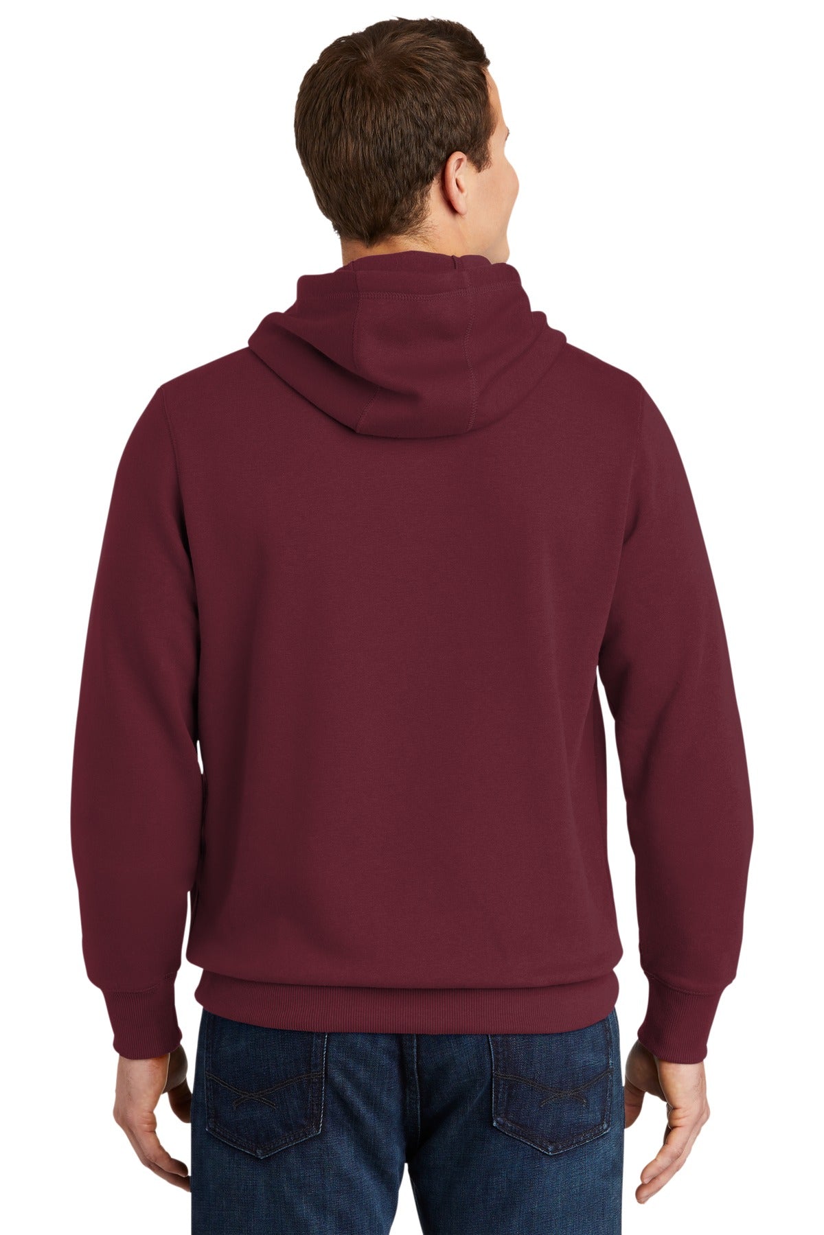 Sport-Tek Pullover Hooded Sweatshirt. ST254 Maroon