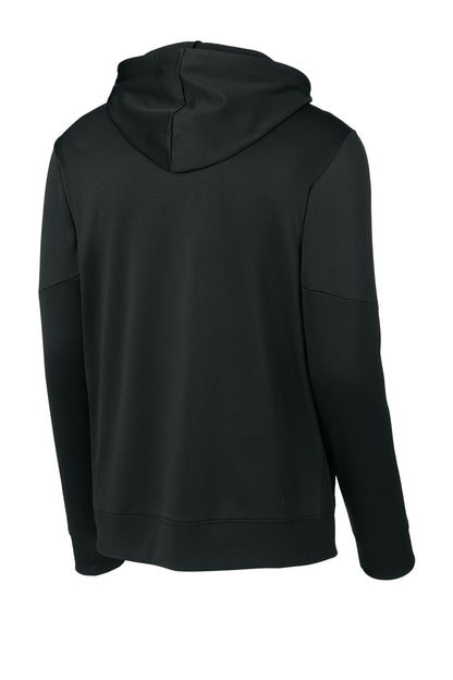 Sport-Tek Sport-Wick Fleece United Pullover Hoodie ST255 Black/ Deep Red