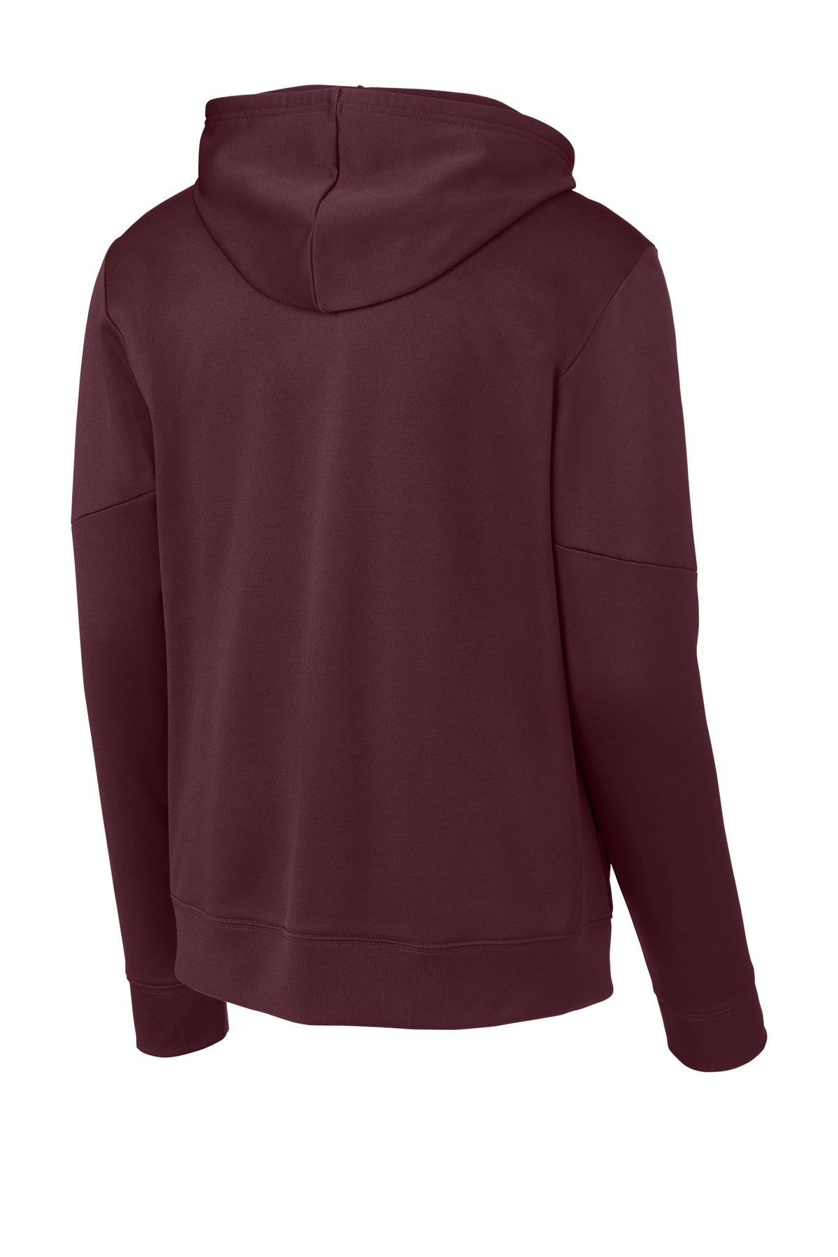 Sport-Tek Sport-Wick Fleece United Pullover Hoodie ST255 Maroon/ White
