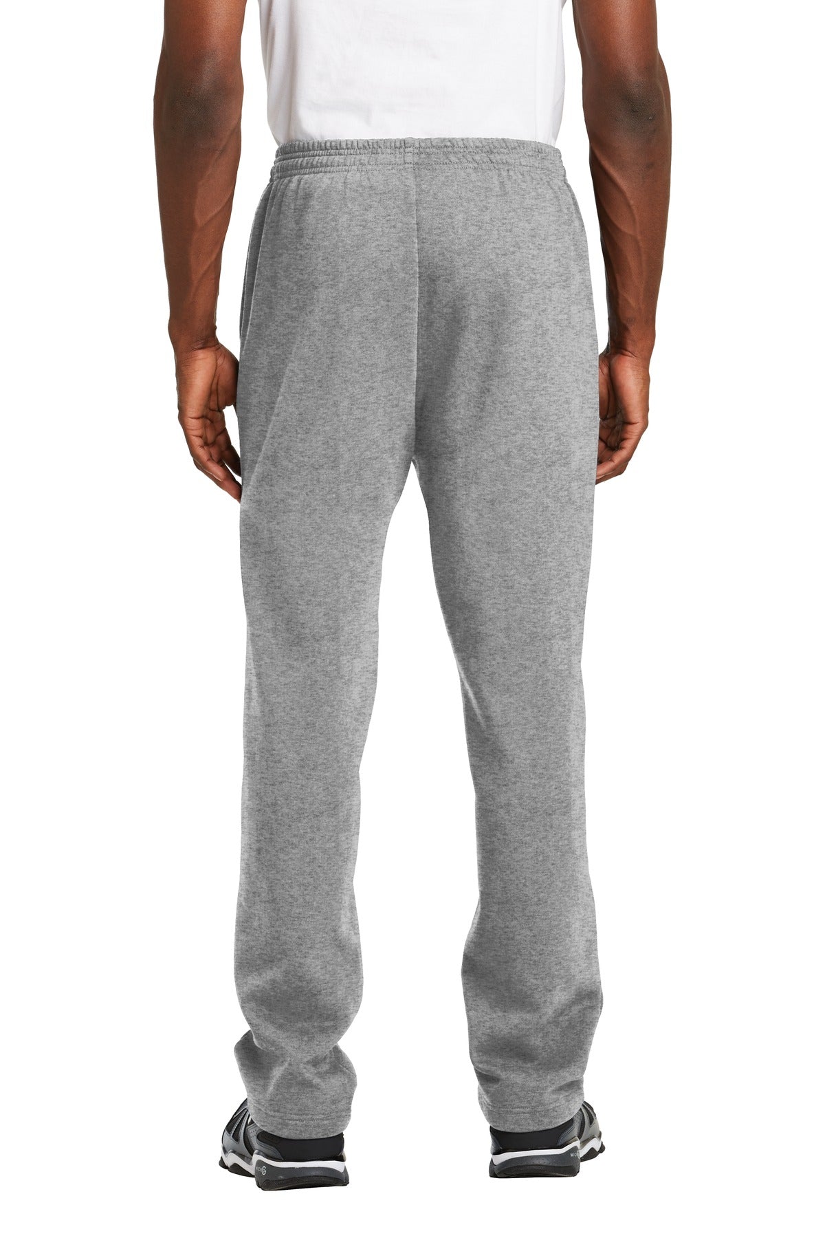 Sport-Tek Open Bottom Sweatpant. ST257 Vintage Heather