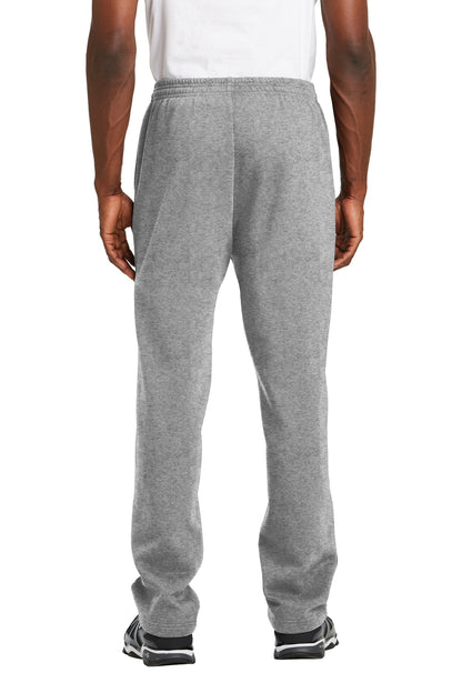 Sport-Tek Open Bottom Sweatpant. ST257 Vintage Heather