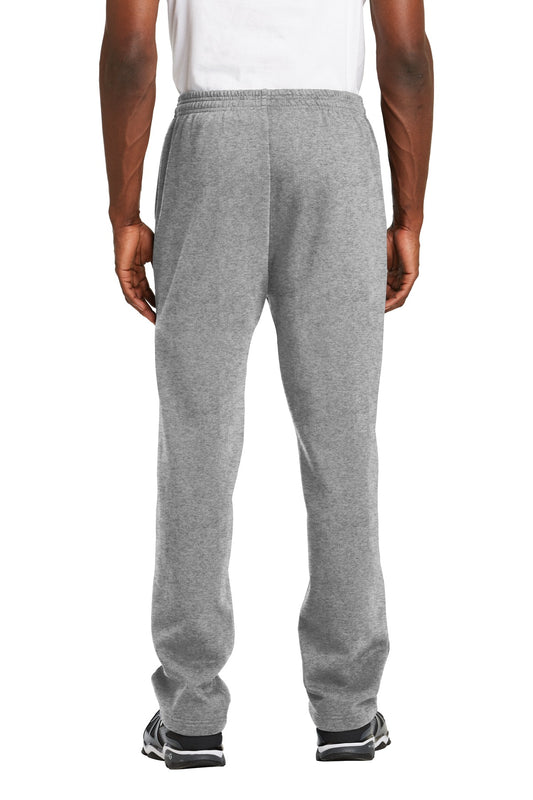 Sport-Tek Open Bottom Sweatpant. ST257 Vintage Heather
