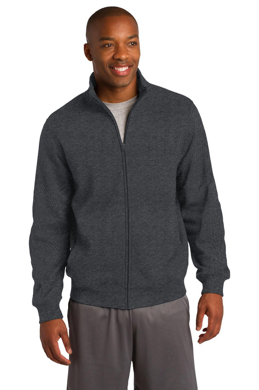 Sport-Tek Full-Zip Sweatshirt. ST259 Graphite Heather