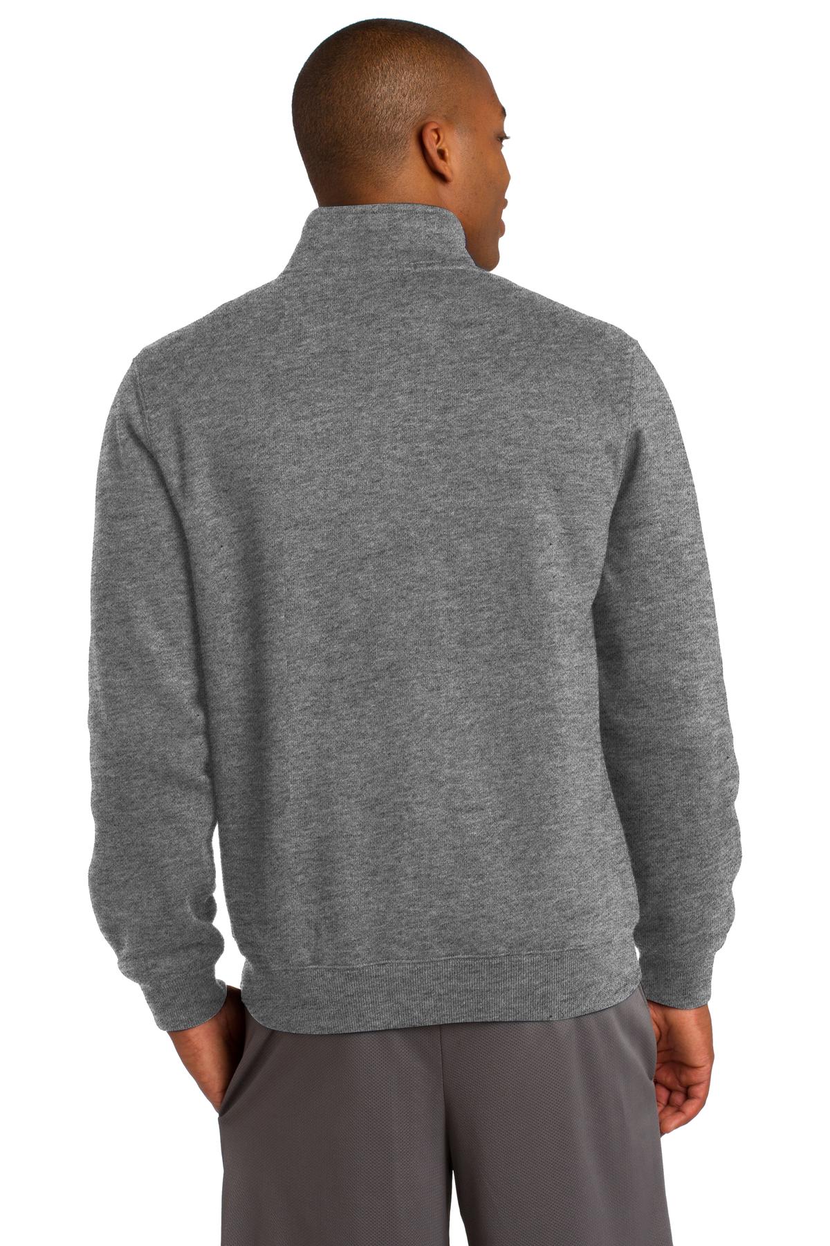 Sport-Tek Full-Zip Sweatshirt. ST259 Vintage Heather