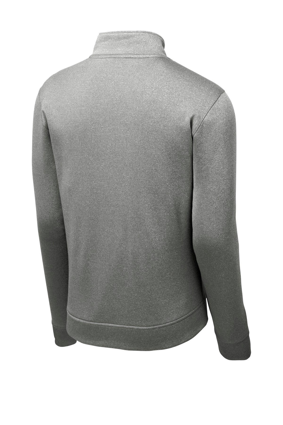 Sport-Tek  PosiCharge  Sport-Wick  Heather Fleece 1/4-Zip Pullover. ST263 Black Heather