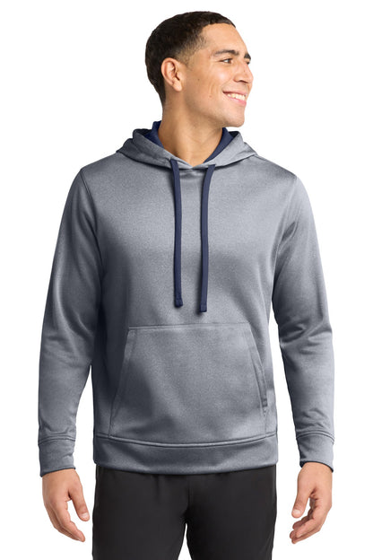 Sport-Tek PosiCharge Sport-Wick Heather Fleece Hooded Pullover ST264