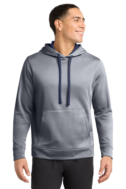 Sport-Tek PosiCharge Sport-Wick Heather Fleece Hooded Pullover ST264