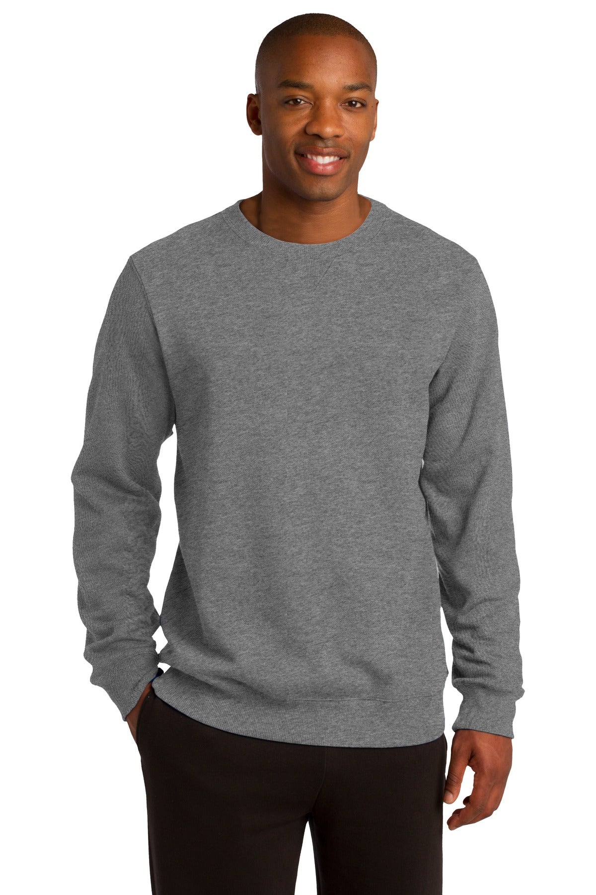 Sport-Tek Crewneck Sweatshirt. ST266 Vintage Heather