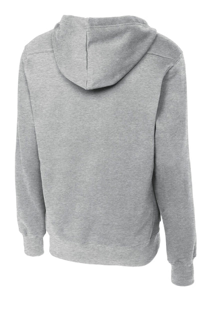 Sport-Tek Lace Up Pullover Hooded Sweatshirt. ST271 Athletic Heather