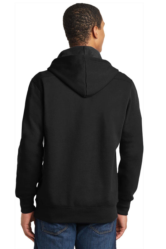Sport-Tek Lace Up Pullover Hooded Sweatshirt. ST271 Black
