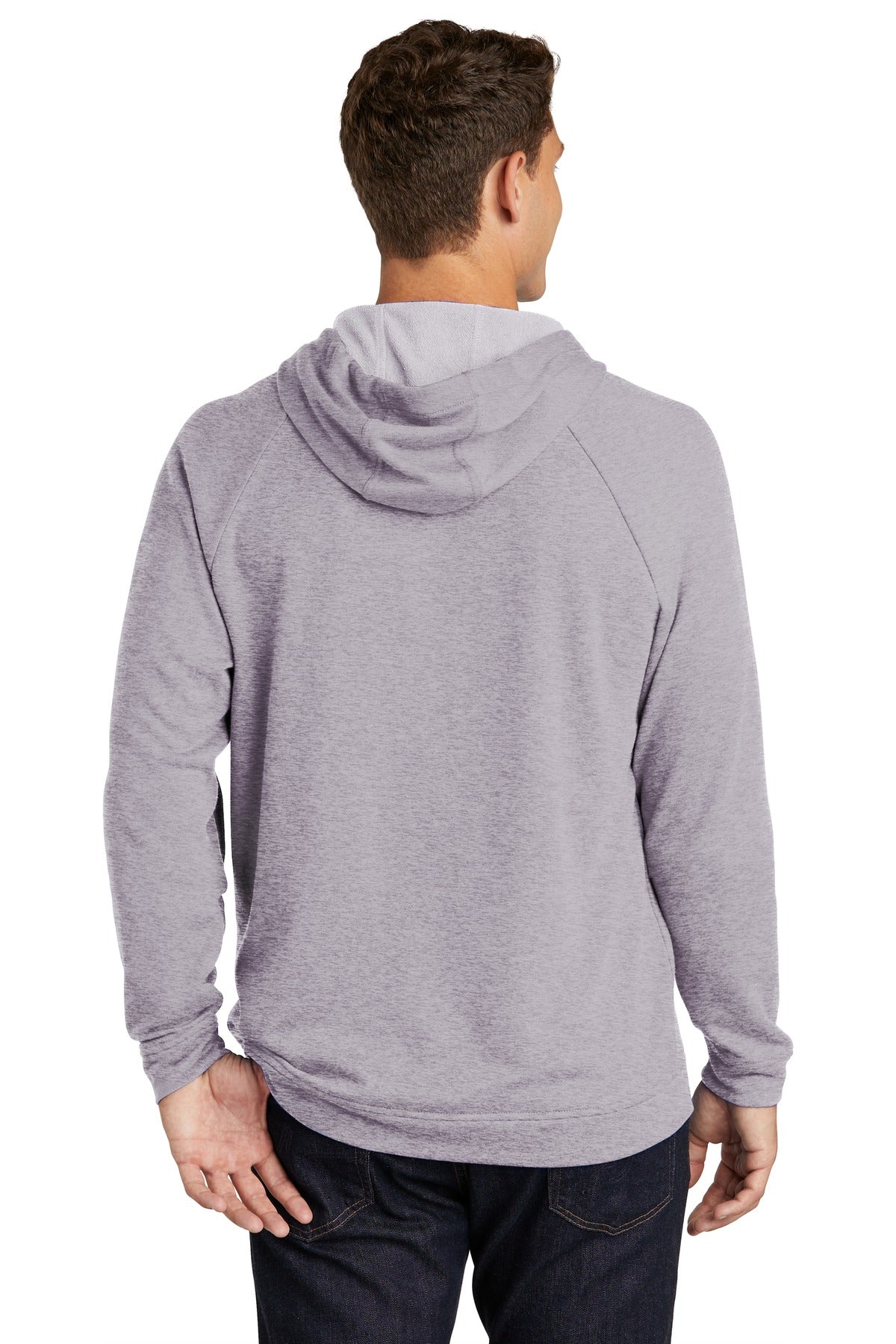 Sport-Tek  Lightweight French Terry Pullover Hoodie. ST272 Heather Grey