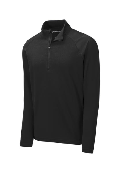 Sport-Tek  Lightweight French Terry 1/4-Zip Pullover. ST273 Black
