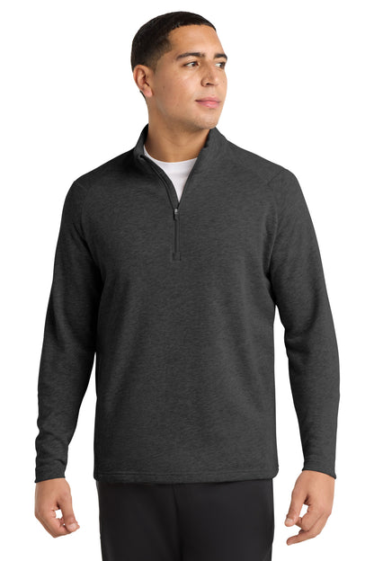 Sport-Tek Lightweight French Terry 1/4-Zip Pullover ST273 Heather Black