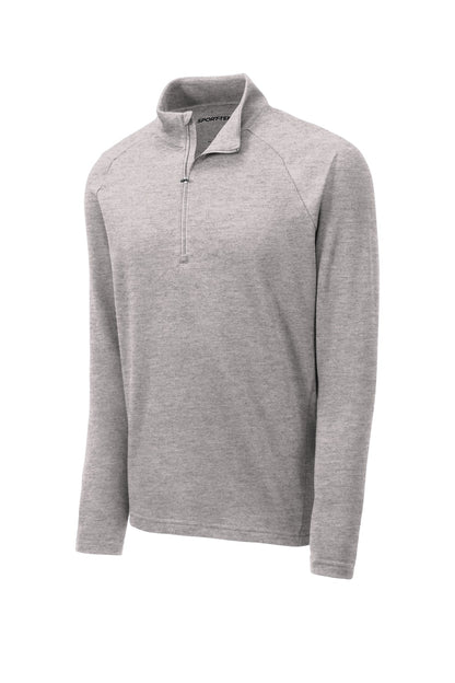 Sport-Tek  Lightweight French Terry 1/4-Zip Pullover. ST273 Heather Grey