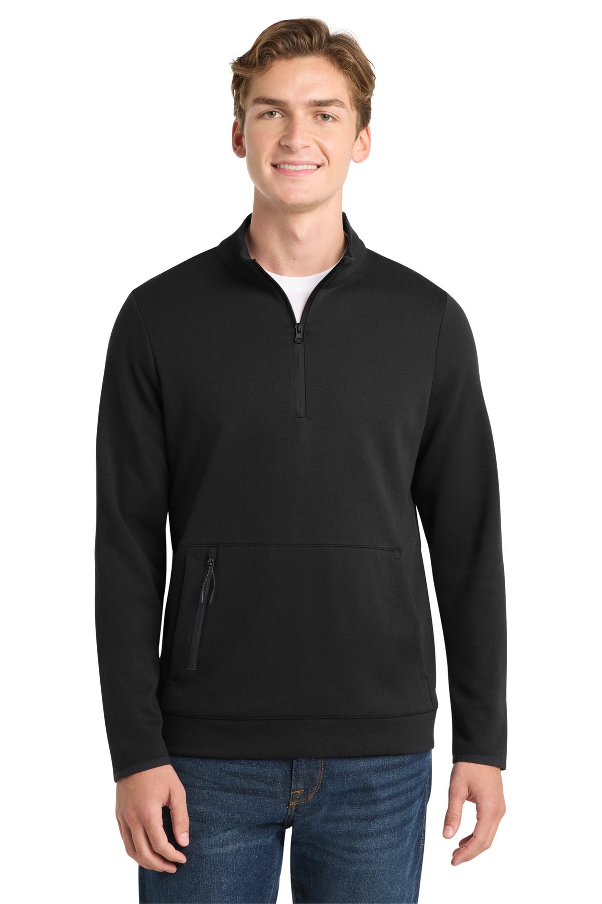 Sport-Tek Triumph 1/4-Zip Pullover ST281 Black