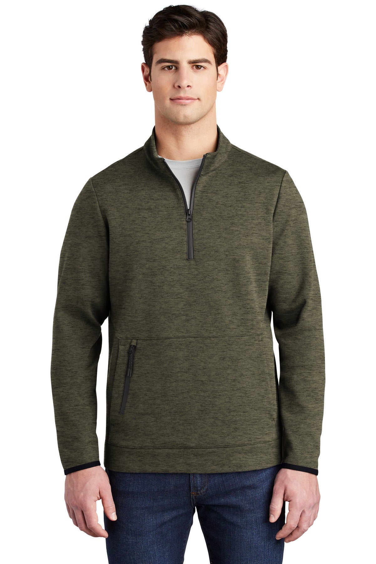 Sport-Tek  Triumph 1/4-Zip Pullover ST281 Olive Heather
