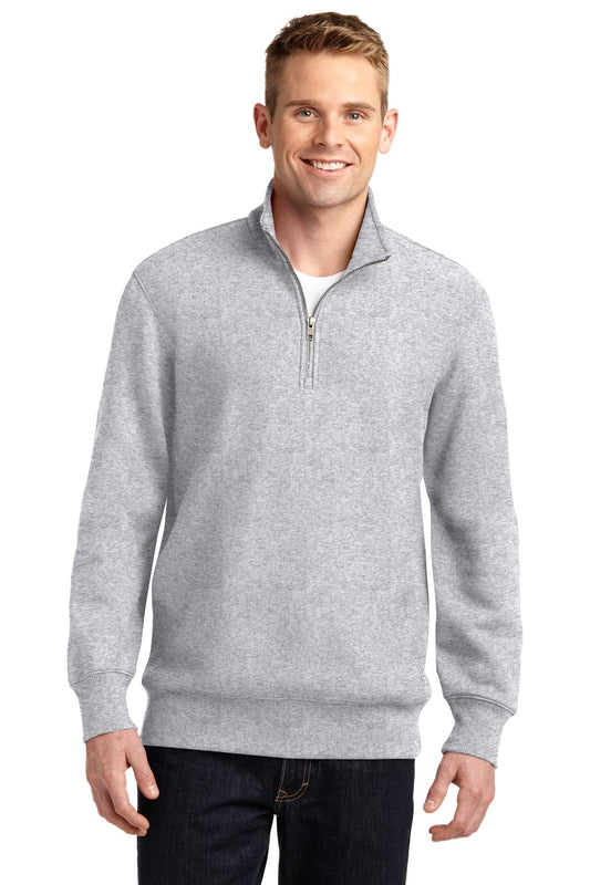 Sport-Tek Super Heavyweight 1/4-Zip Pullover Sweatshirt. ST283 Athletic Heather
