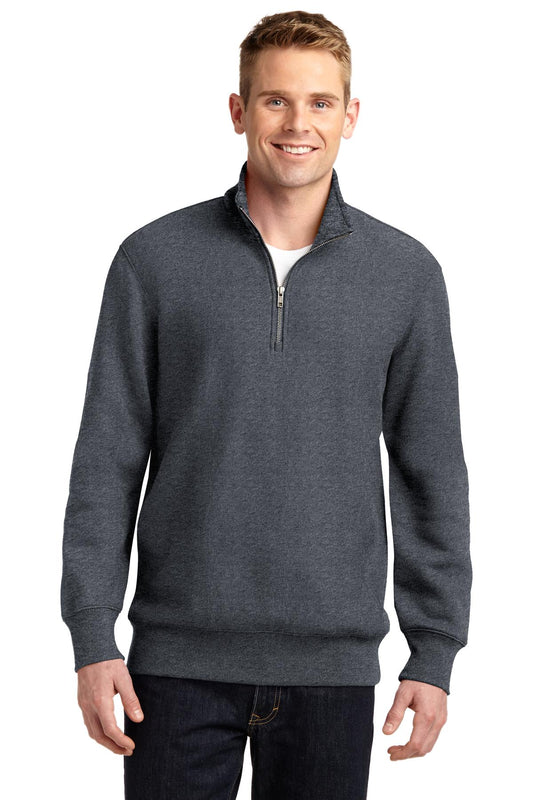 Sport-Tek Super Heavyweight 1/4-Zip Pullover Sweatshirt. ST283 Graphite Heather